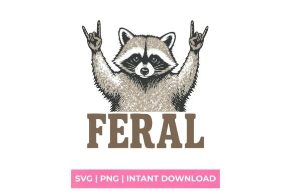 Feral Raccoon Rock: A Bold Display Font for Edgy Branding