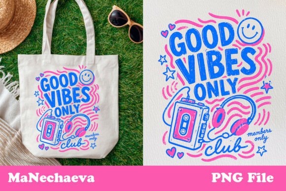 Good Vibes Only: A Vibrant Summer Sublimation Design
