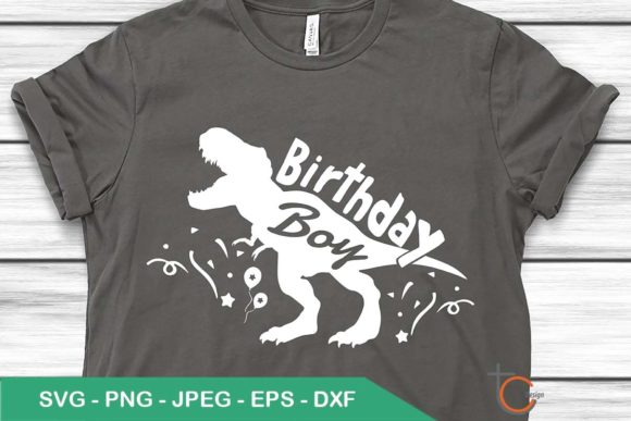 Roar Into Design: The Dinosaur Birthday Boy SVG Collection