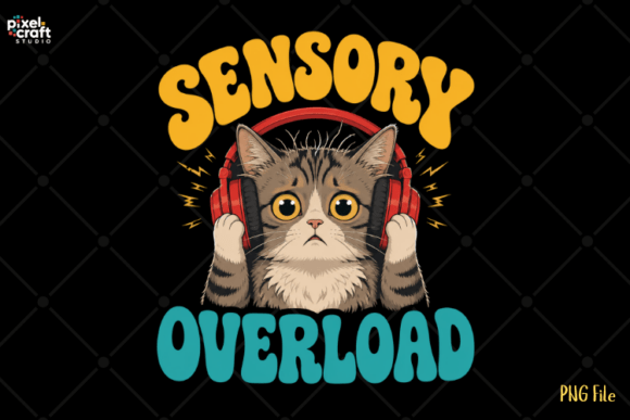 Sensory Overload Cute Cat Headphones PNG: A Design Deep Dive