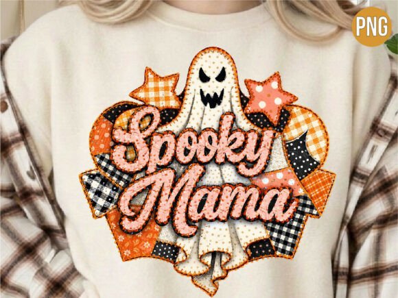 Spooky Mama Ghost Halloween PNG: A Designer's Asset