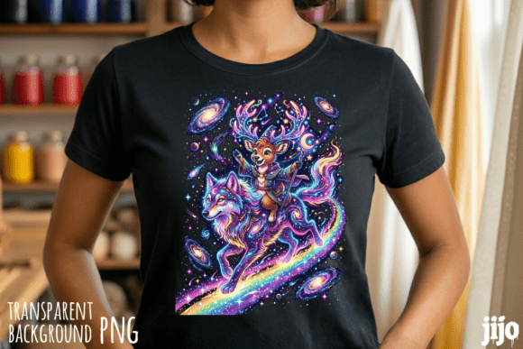 Unleash Your Brand: The Power of Fantasy Wolf Galaxy Art